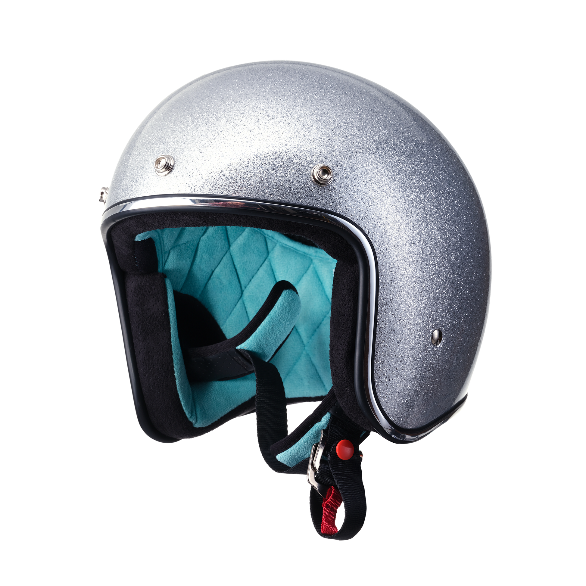 blue sparkle motorcycle helmet Astro Lid