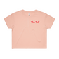 Kick-Start My Heart Unisex Crop Tee, Pink